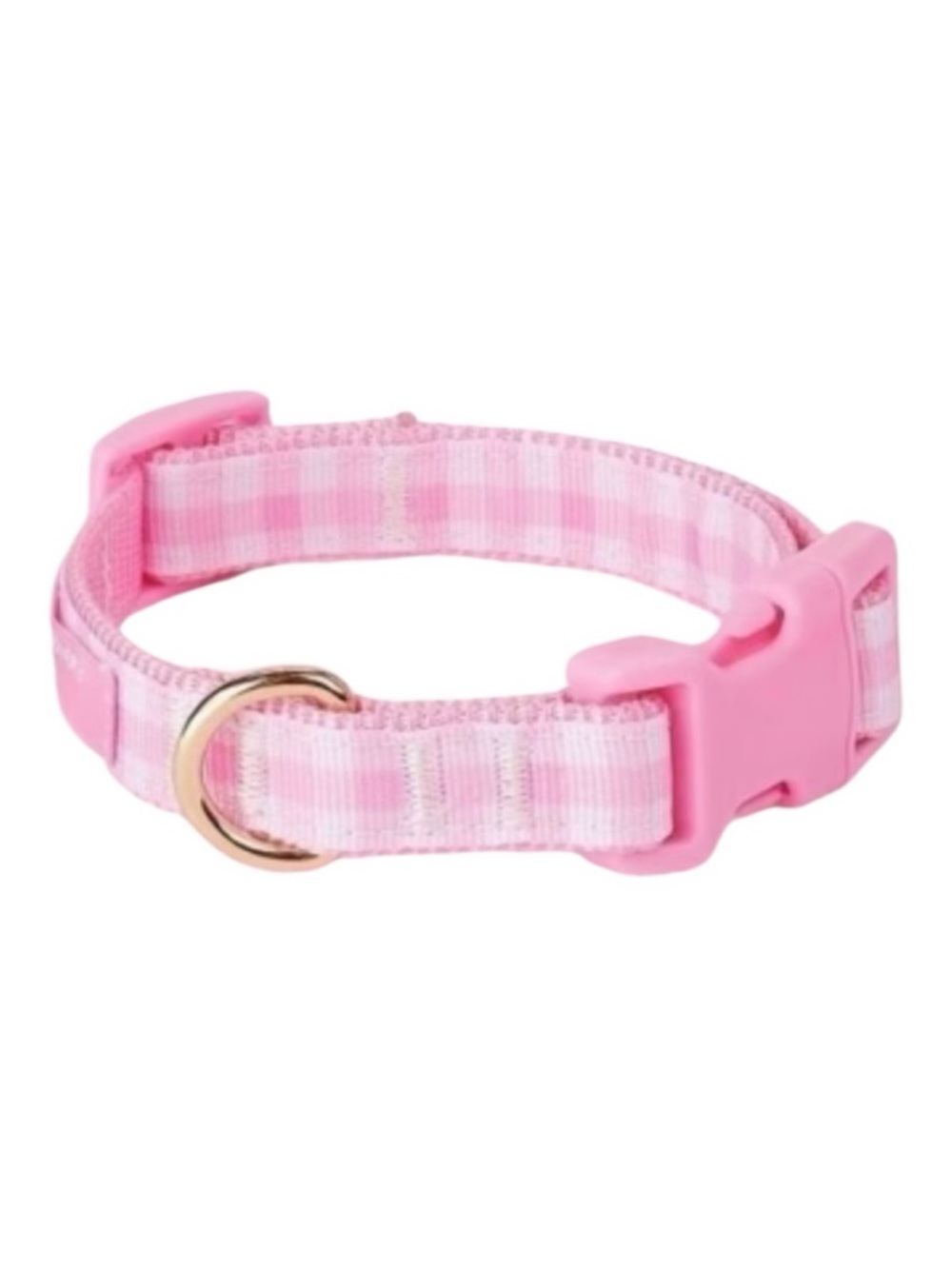 Stoney Clover Lane LIMITED EDITION Extra Large Pink Gingham Dog Collar